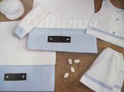 Boy's Lathopana - Elegant Blue Trim - Premium 6 pc. Gift Set